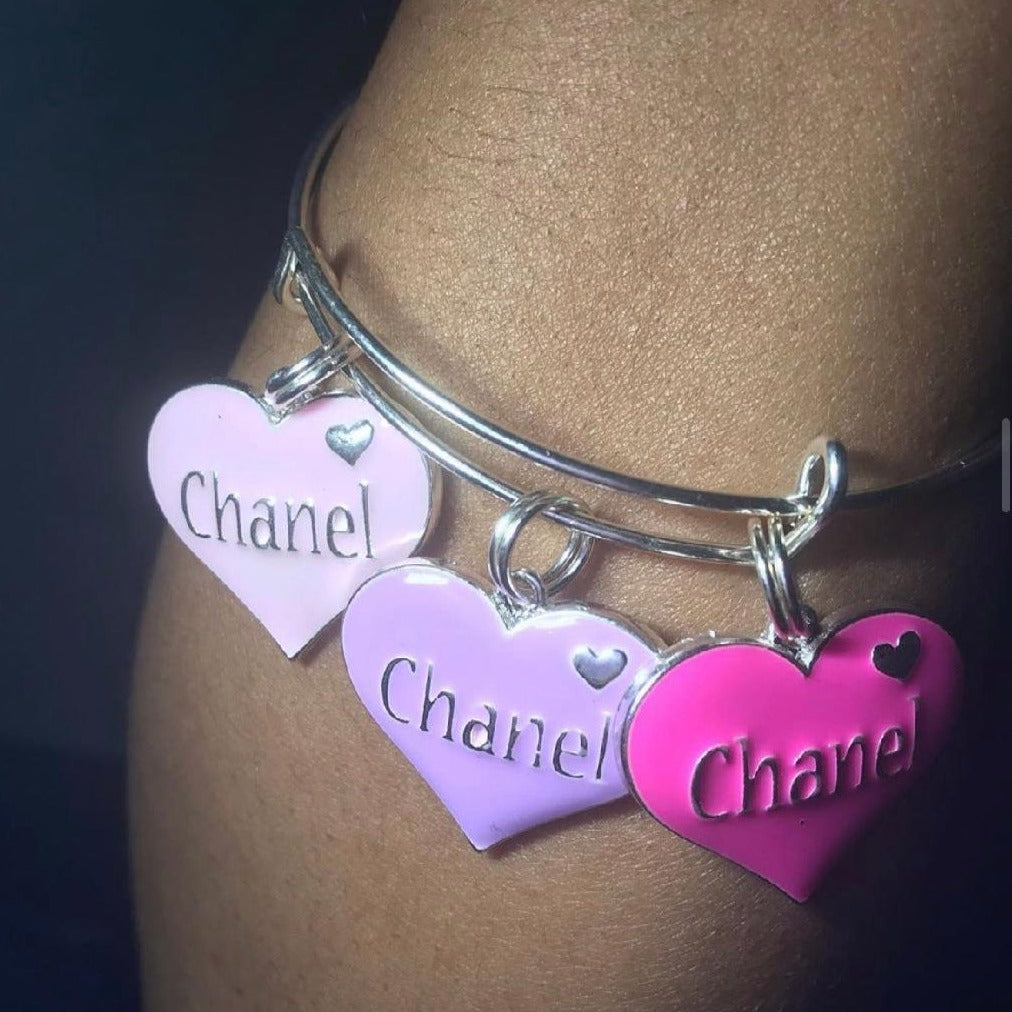 Icy Bangle with 3 Icy Charms